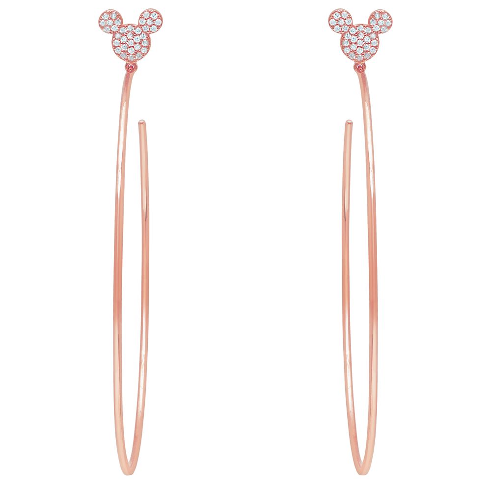 Mickey Mouse Large Hoop Earrings by CRISLU | shopDisney