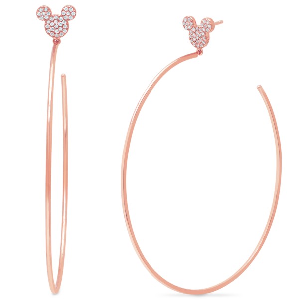 Mickey Mouse Large Hoop Earrings by CRISLU | shopDisney