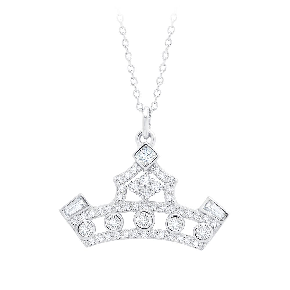 Disney Princess Crown Necklace by CRISLU