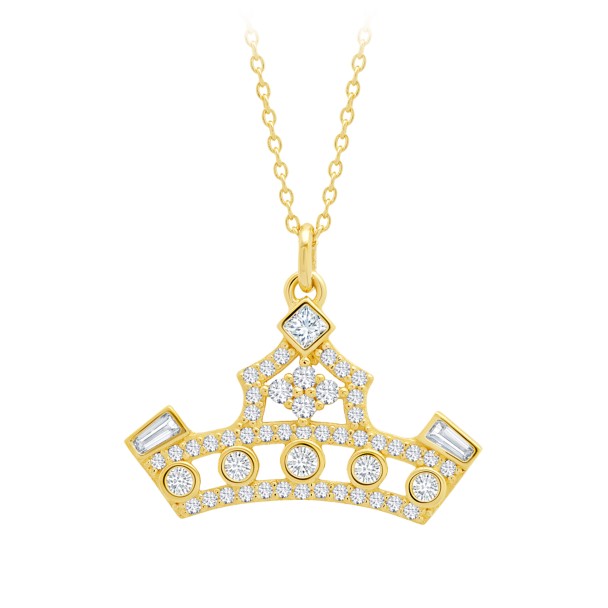Disney Princess Crown Necklace by CRISLU