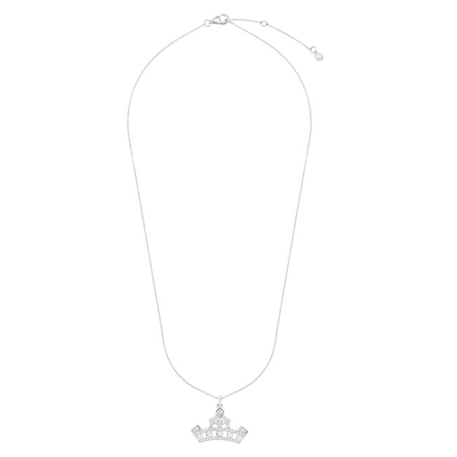 16+2 Extender Disney Princess Crown Pendant Necklace