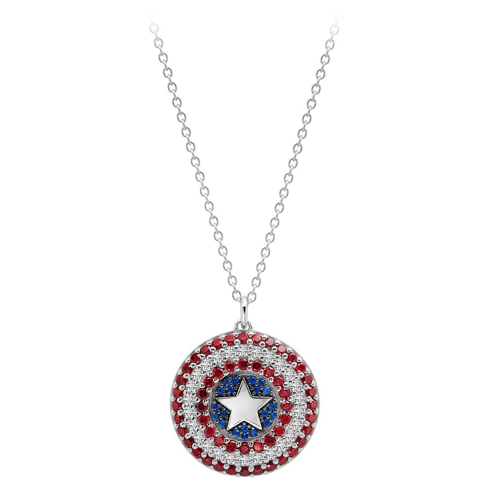 Captain America Shield Pendant Necklace by CRISLU Official shopDisney