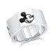 Mickey Mouse Octagonal Ring for Men by CRISLU