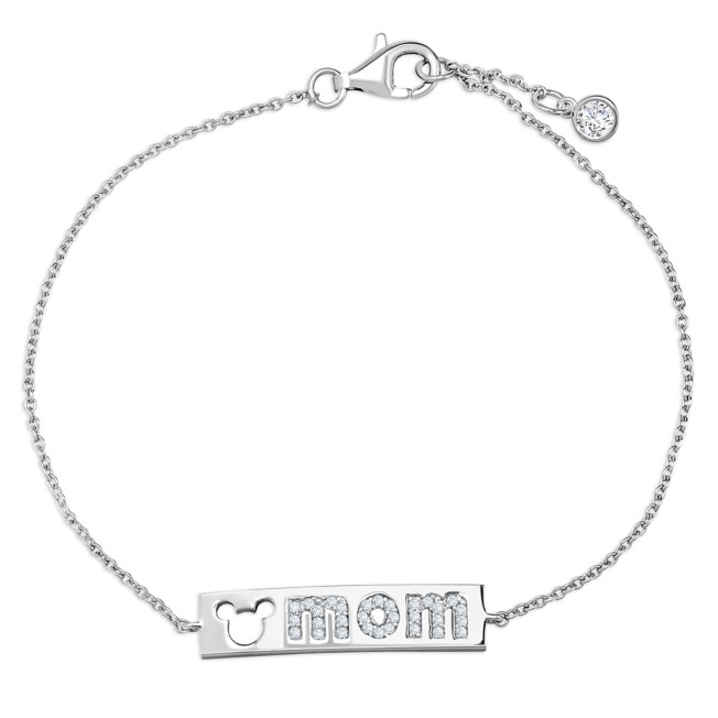Mickey Mouse ''Mom'' Bar Bracelet by CRISLU