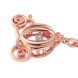Cinderella Coach Rose Gold Necklace by CRISLU