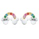 Mickey and Minnie Mouse Rainbow Earrings by CRISLU