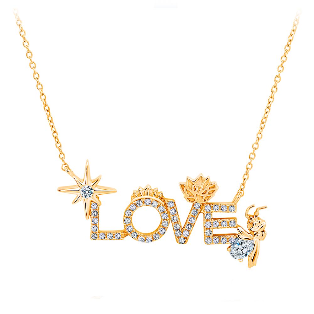 The Princess and the Frog ”Love” Necklace by CRISLU now available for purchase