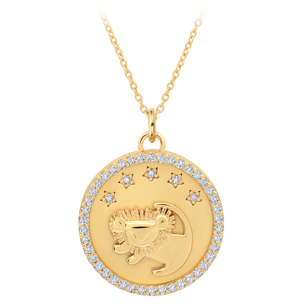 Simba Medallion Necklace by CRISLU – The Lion King