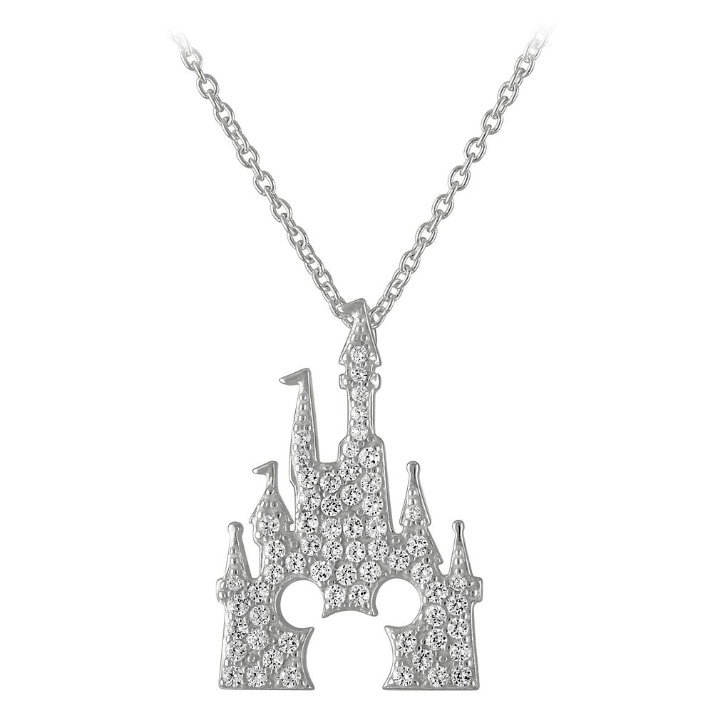 Mickey Mouse Fantasyland Castle Necklace by Rebecca Hook - Silver |  shopDisney