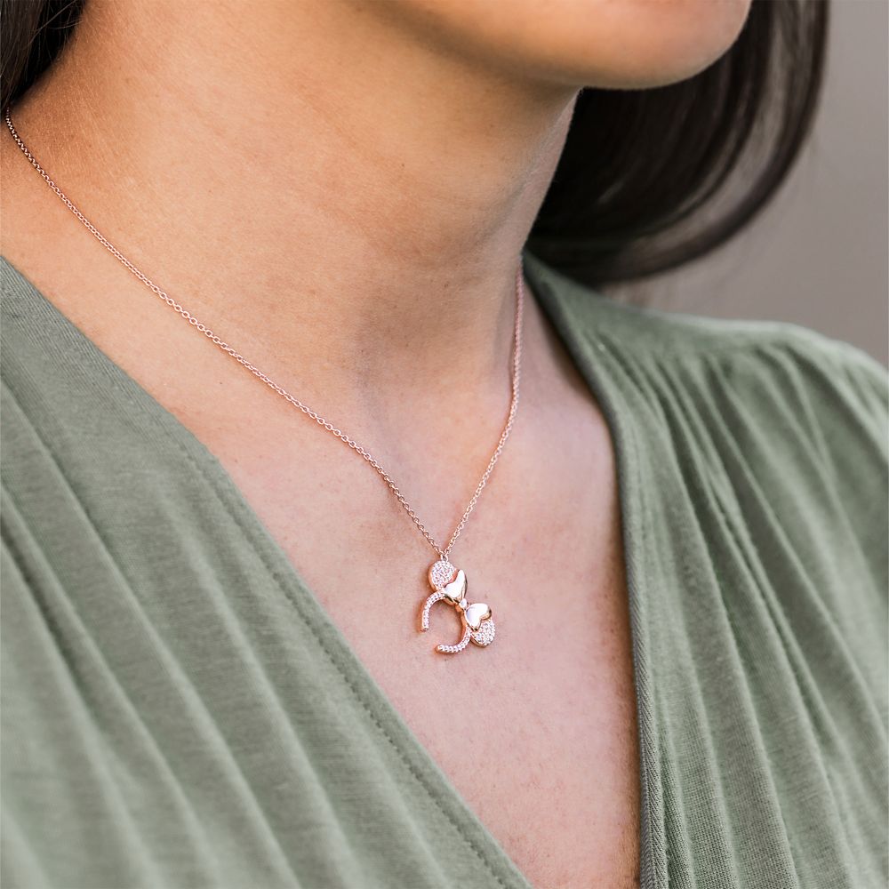 Minnie Mouse Ear Headband Necklace by Rebecca Hook