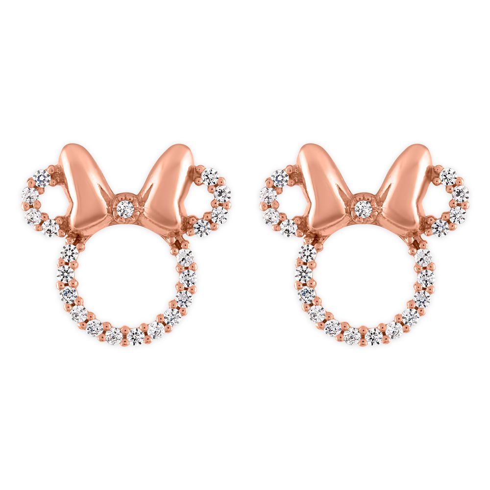 real rose gold earrings