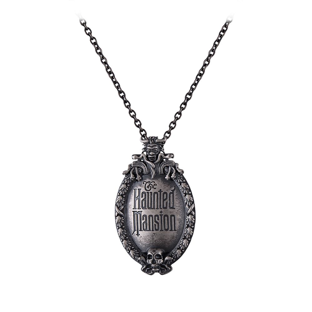 The Haunted Mansion Plaque Necklace by Rebecca Hook