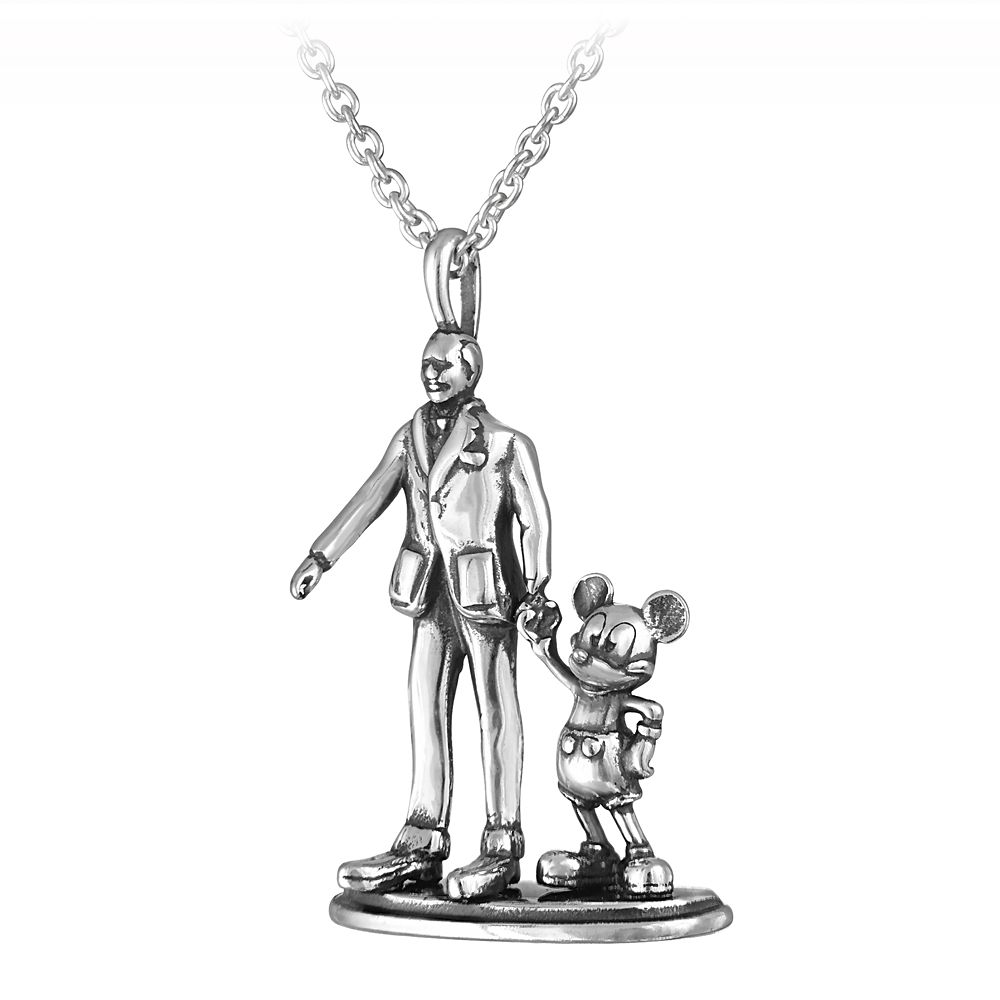 Walt Disney and Mickey Mouse ''Partners'' Necklace by Rebecca Hook