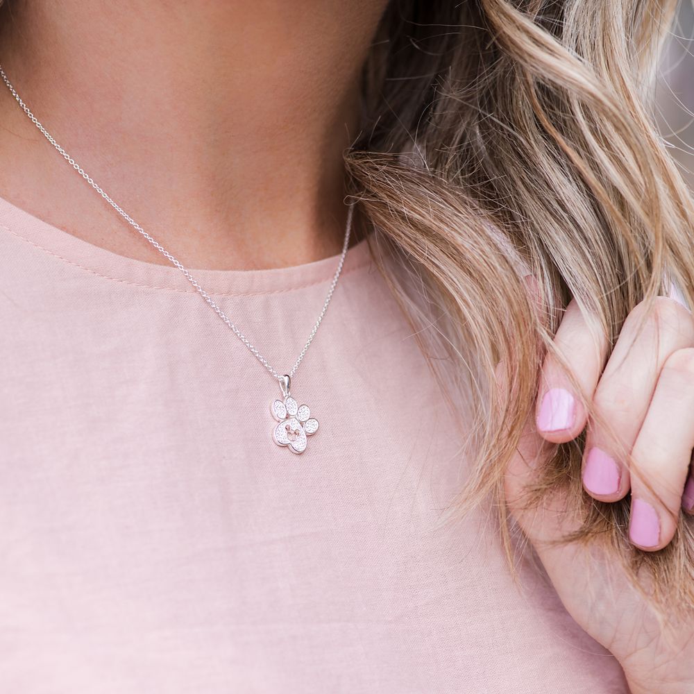 Mickey Mouse Paw Necklace by Rebecca Hook