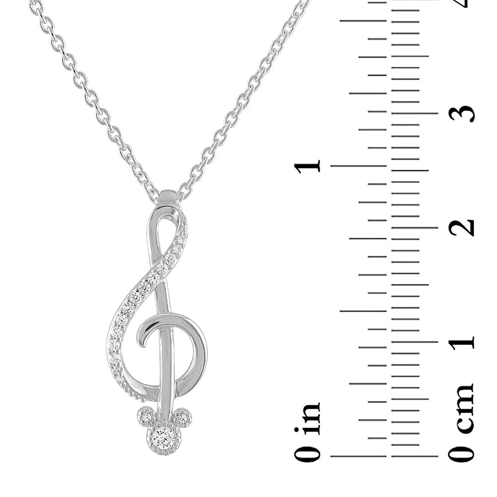 Mickey Mouse Music Necklace by Rebecca Hook