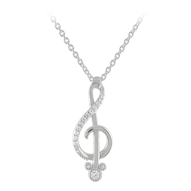 Mickey Mouse Music Necklace by Rebecca Hook