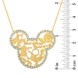 Mickey Mouse Icon Walt Disney World 50th Anniversary Necklace by Rebecca Hook – Gold