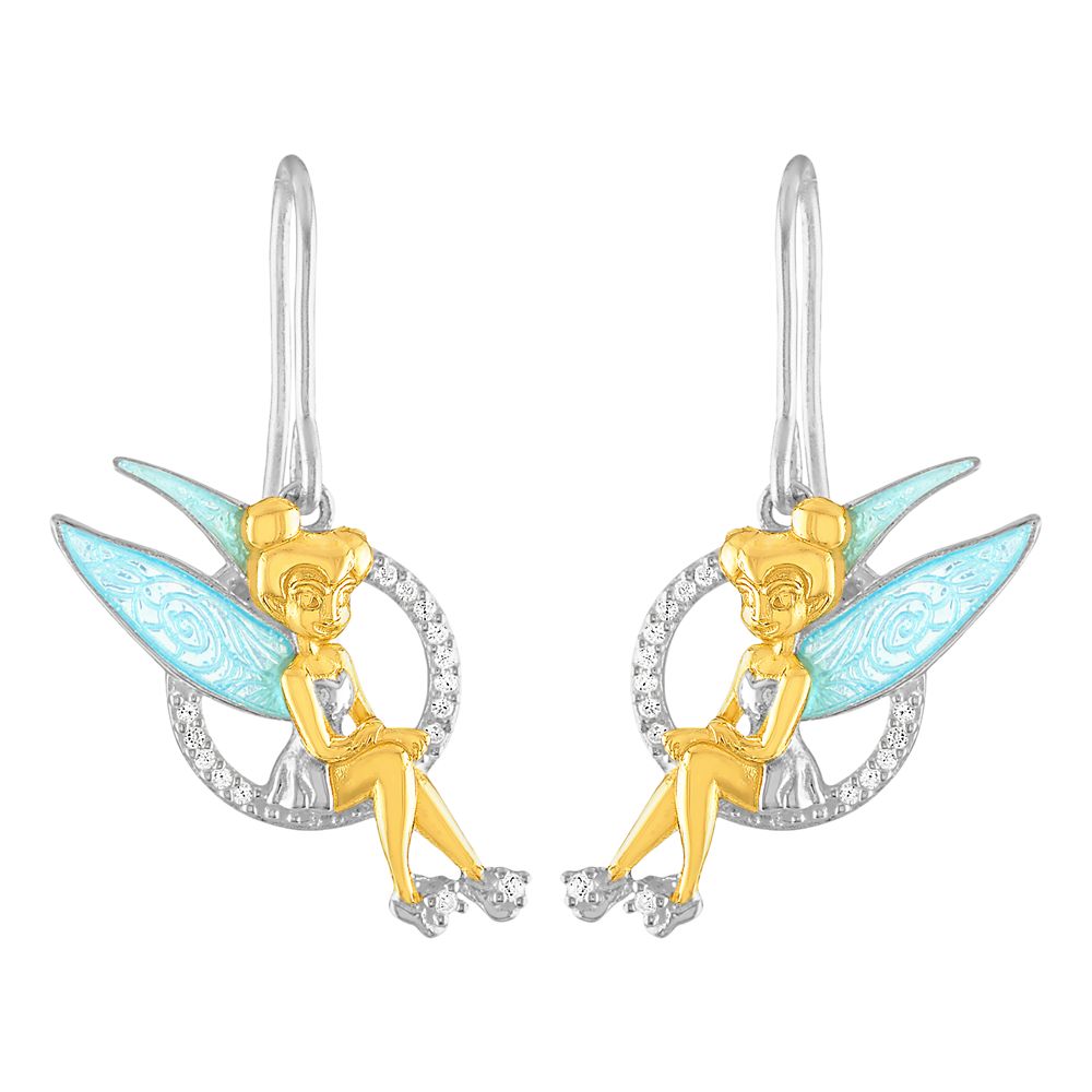Tinker Bell Seated Earrings by Rebecca Hook  Peter Pan Official shopDisney
