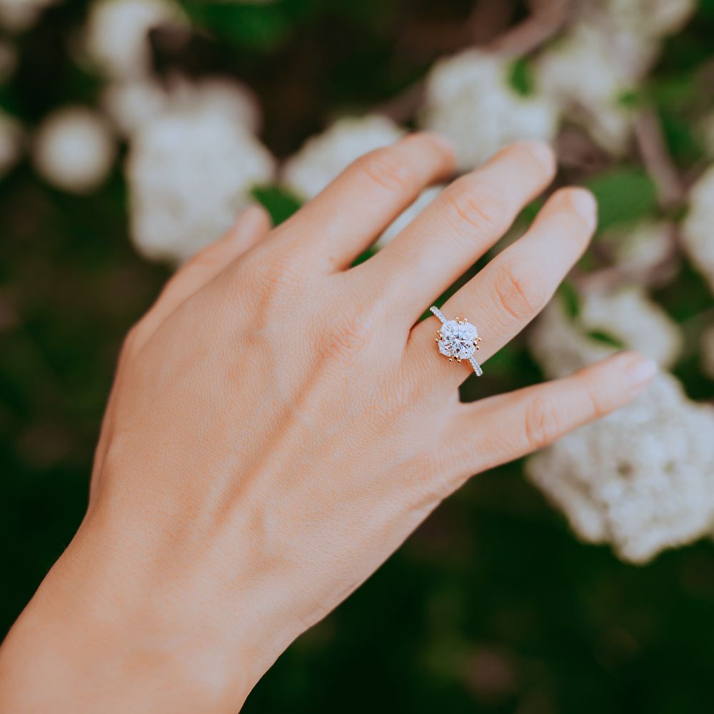 Mickey Mouse Icon Solitaire Ring by Rebecca Hook