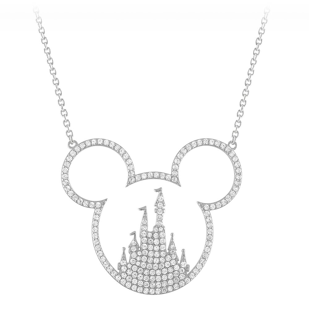 Mickey Mouse Icon Fantasyland Castle Necklace by Rebecca Hook is now available online