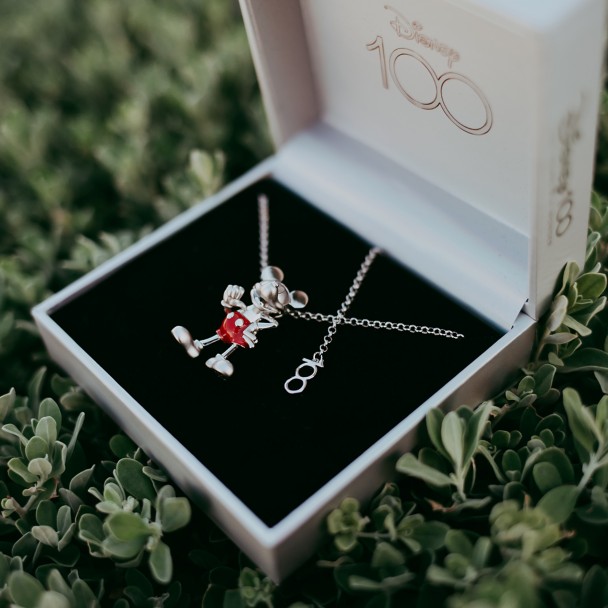 Mickey Mouse Disney100 Sterling Silver Necklace by Rebecca Hook