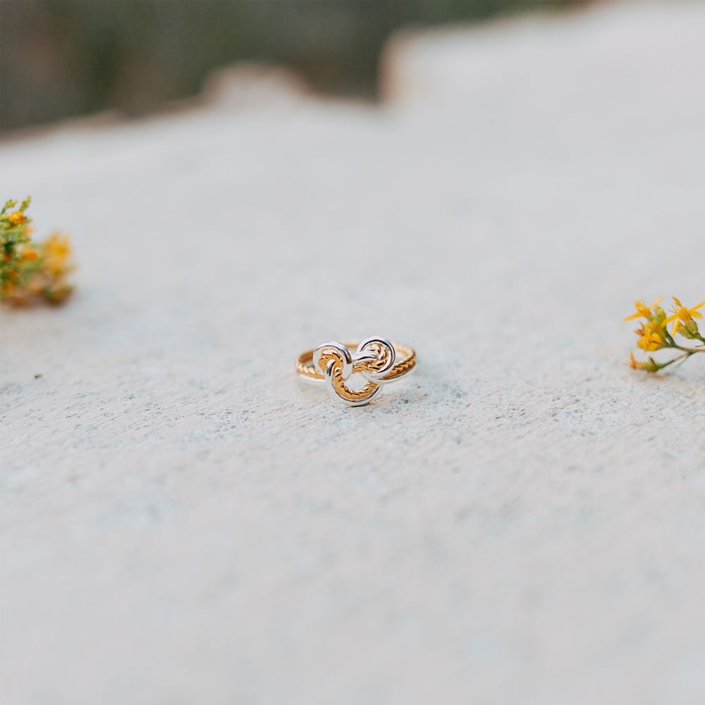 Mickey Mouse Icon Rope Ring by Rebecca Hook