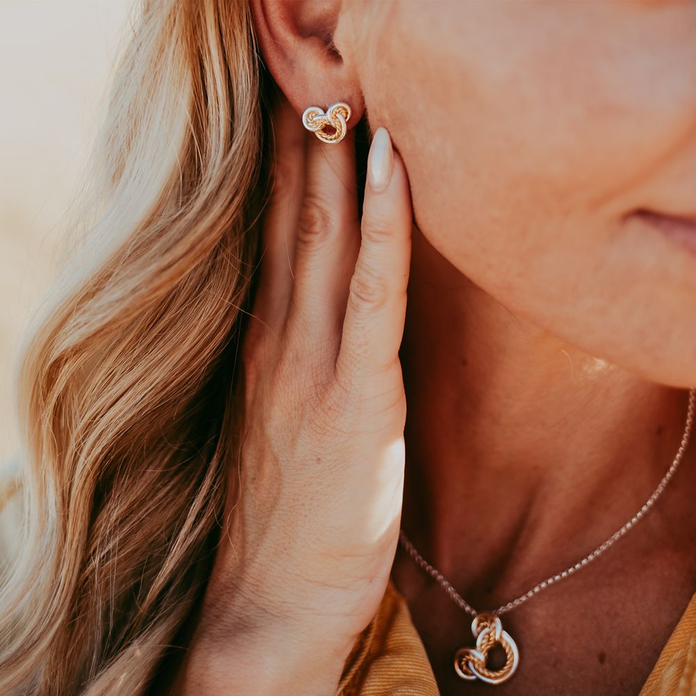 Mickey Mouse Icon Rope Earrings by Rebecca Hook