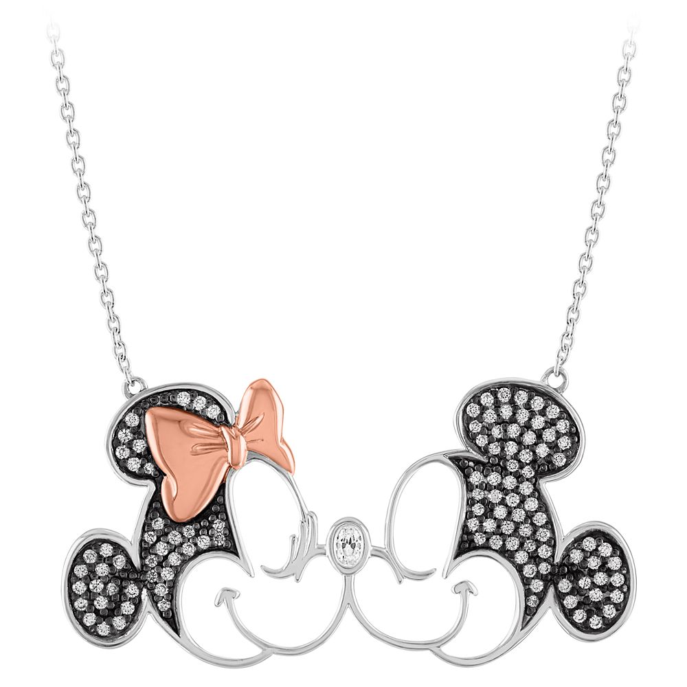 Mickey and Minnie Mouse Necklace by Rebecca Hook | shopDisney