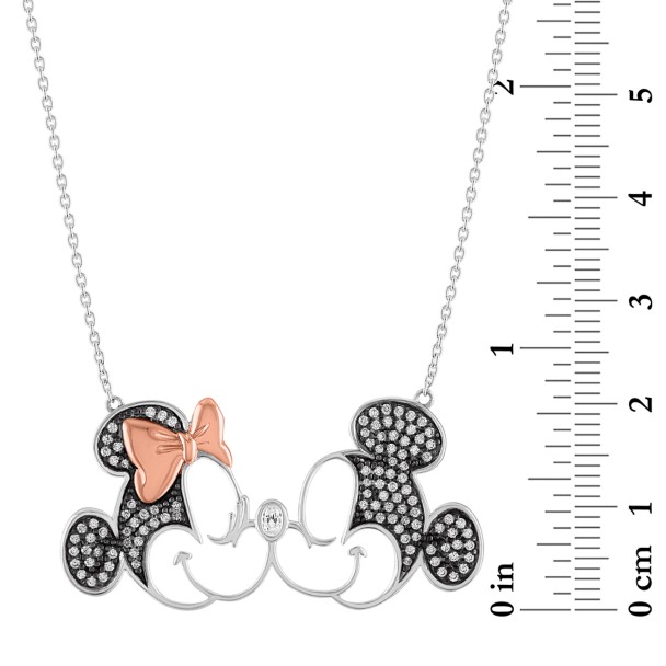 Mickey and Minnie Mouse Necklace by Rebecca Hook