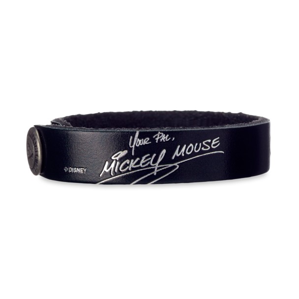 Mickey Mouse Comic Leather Bracelet – Personalizable