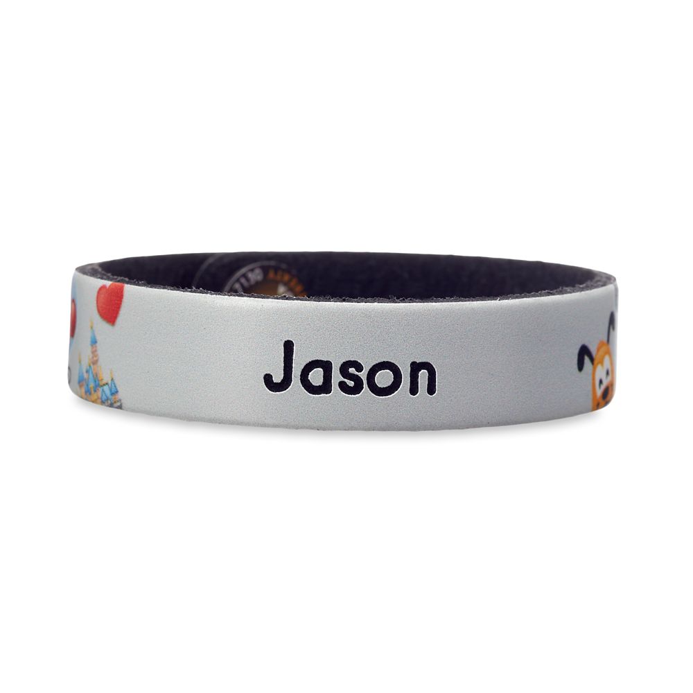 Disney Parks Emoji Leather Bracelet &ndash; Personalizable 