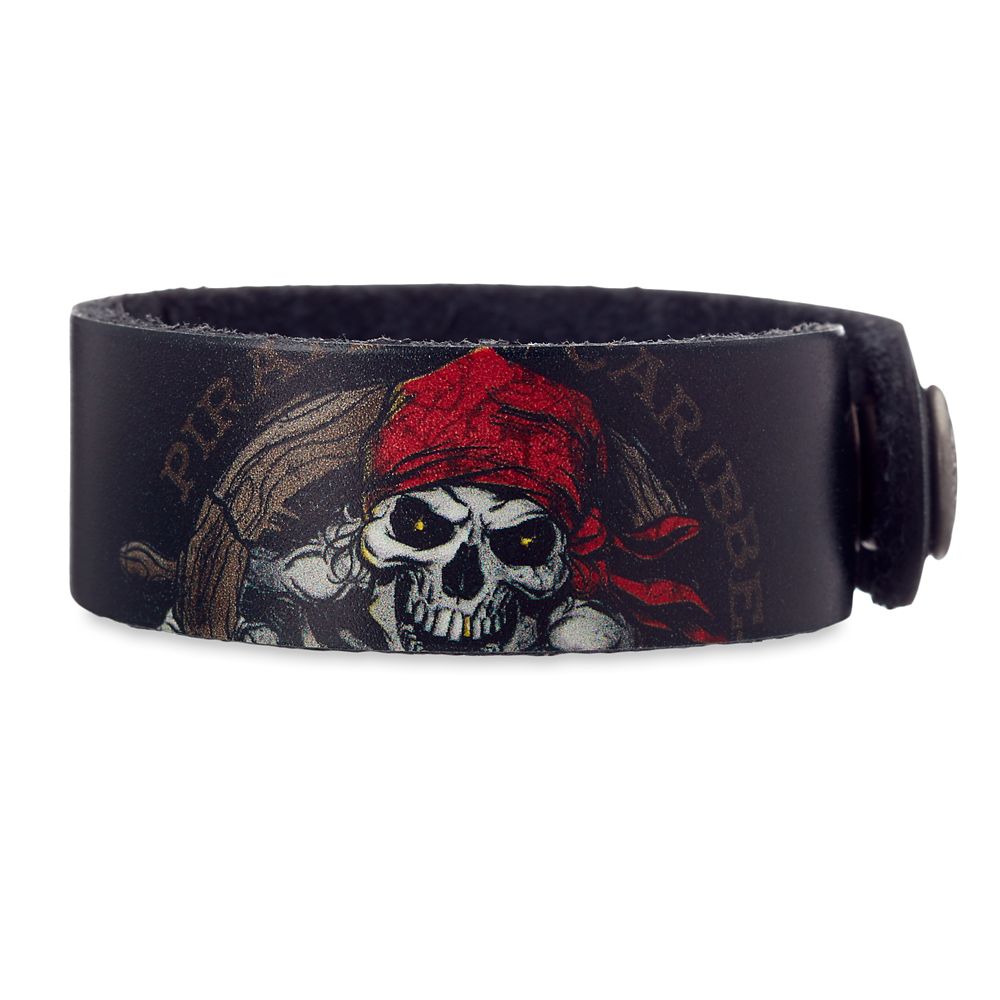 Pirates of the Caribbean Leather Bracelet  Personalizable Official shopDisney