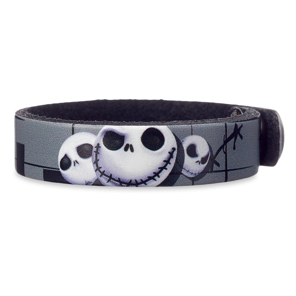 Jack Skellington Leather Bracelet  Personalizable Official shopDisney