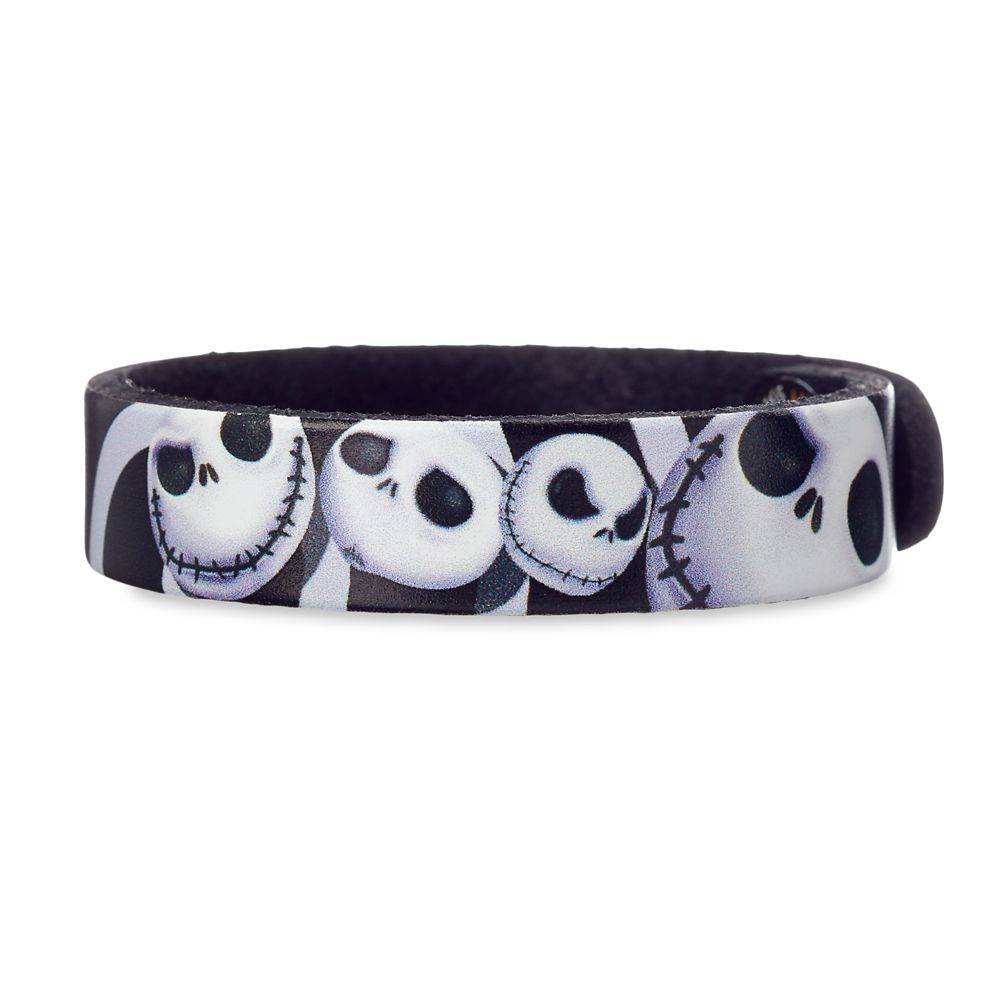 The Nightmare Before Christmas Leather Bracelet  Personalizable Official shopDisney