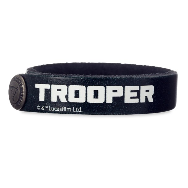 Stormtrooper Leather Bracelet – Star Wars – Personalizable