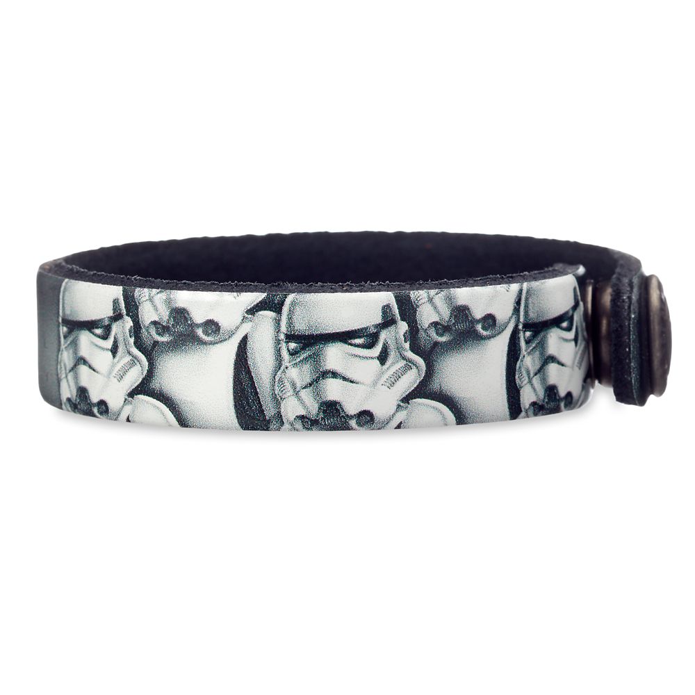 Disney Stormtrooper Leather Bracelet - Star Wars - Personalizable