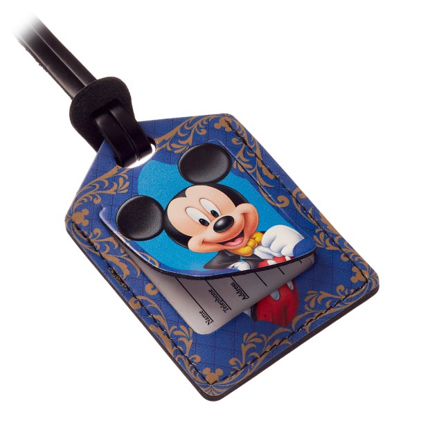Mickey Mouse Leather Luggage Tag – Personalizable