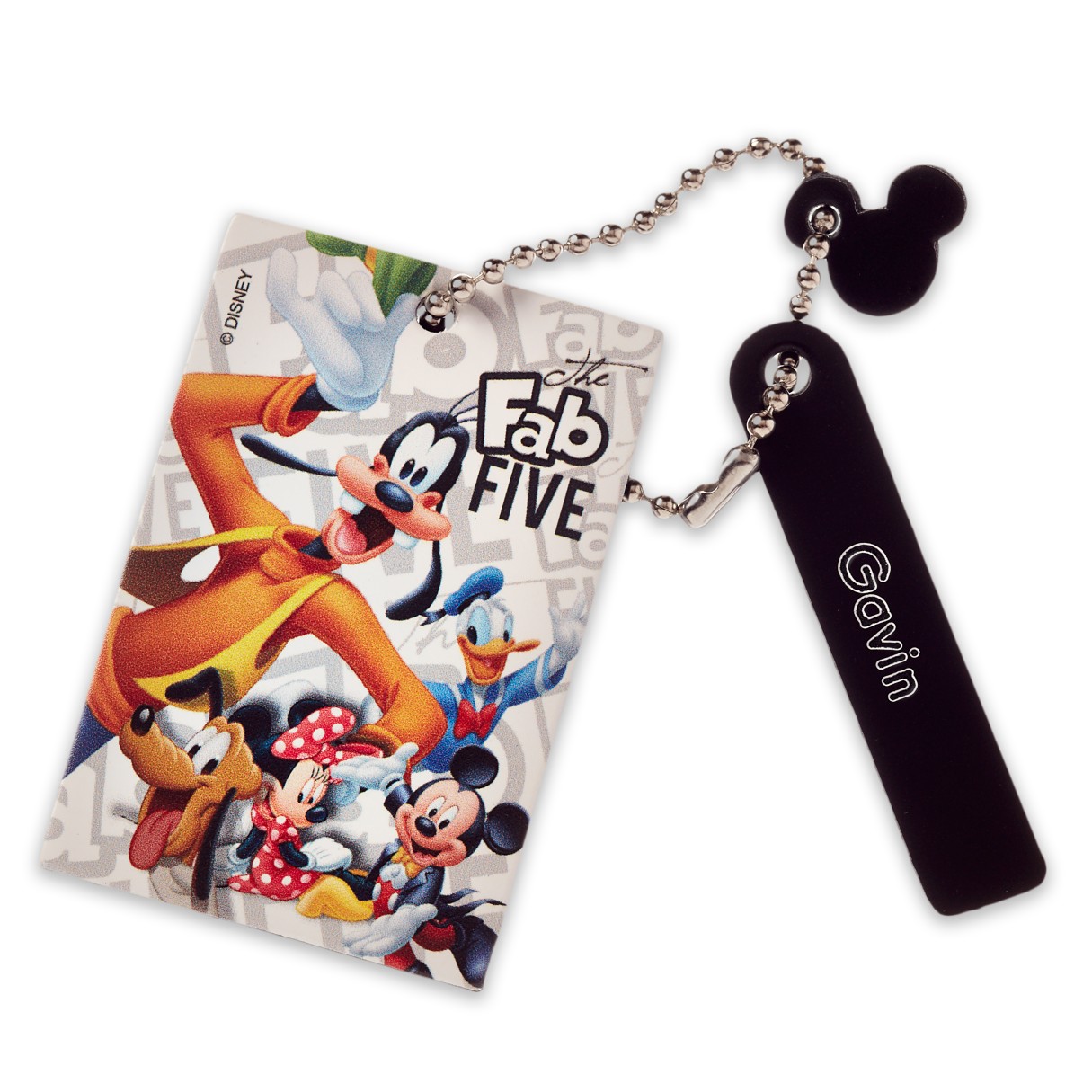 Mickey Mouse and Friends Leather Bag Tag – Personalizable