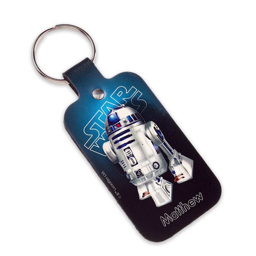 Disney R2-D2 Leather Keychain - Star Wars - Personalizable
