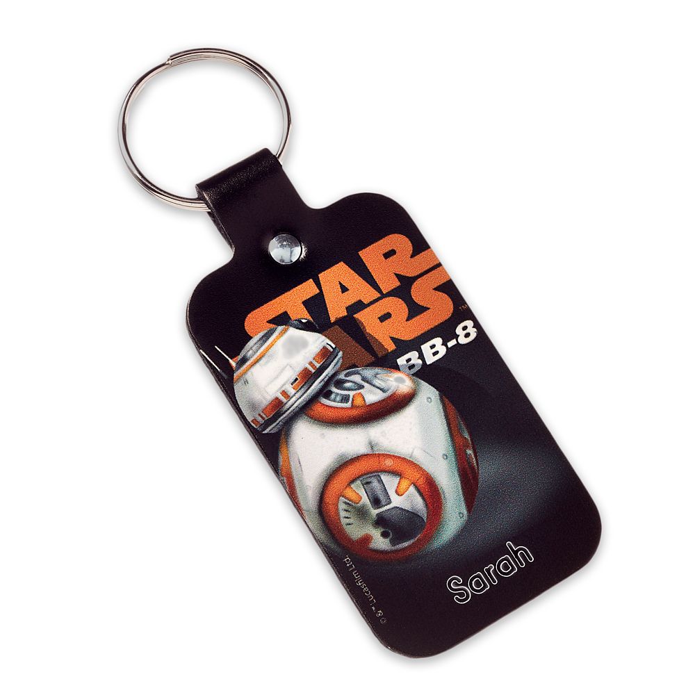 Disney BB-8 Leather Keychain - Star Wars - Personalizable