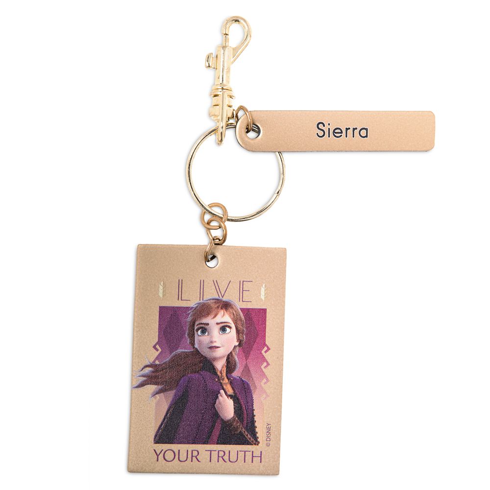 Anna Keychain by Leather Treaty – Frozen 2 – Personalized