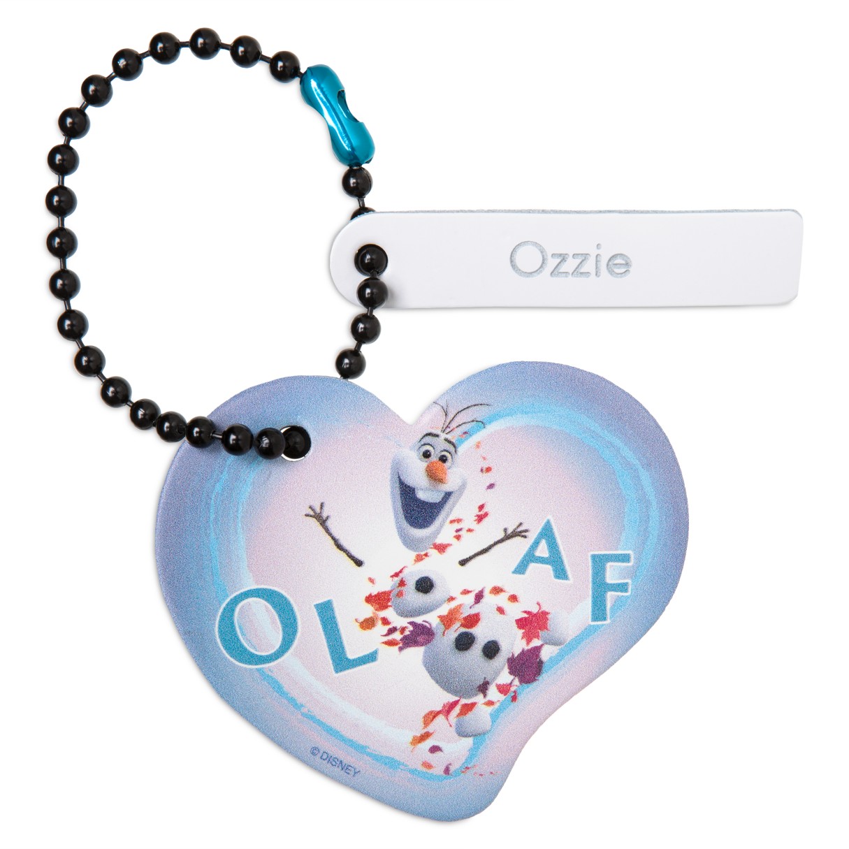 Olaf Heart Tag by Leather Treaty – Frozen 2 – Personalized