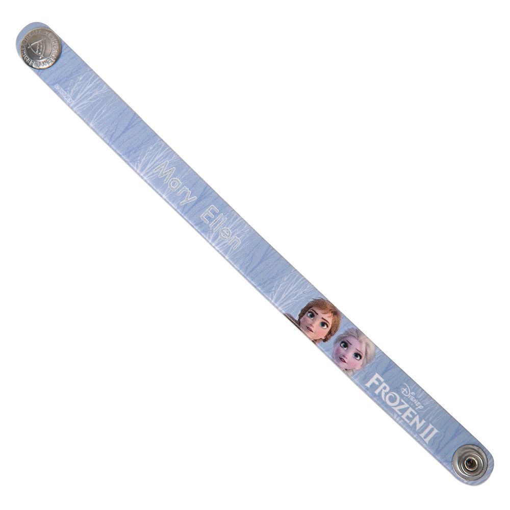 Elsa and Anna Wristband by Leather Treaty &ndash; Frozen 2 &ndash; Personalized