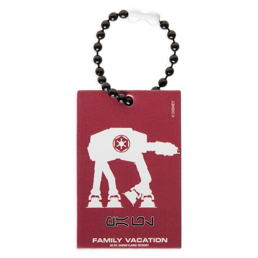 AT-AT Family Vacation Bag Tag by Leather Treaty Disneyland Customized