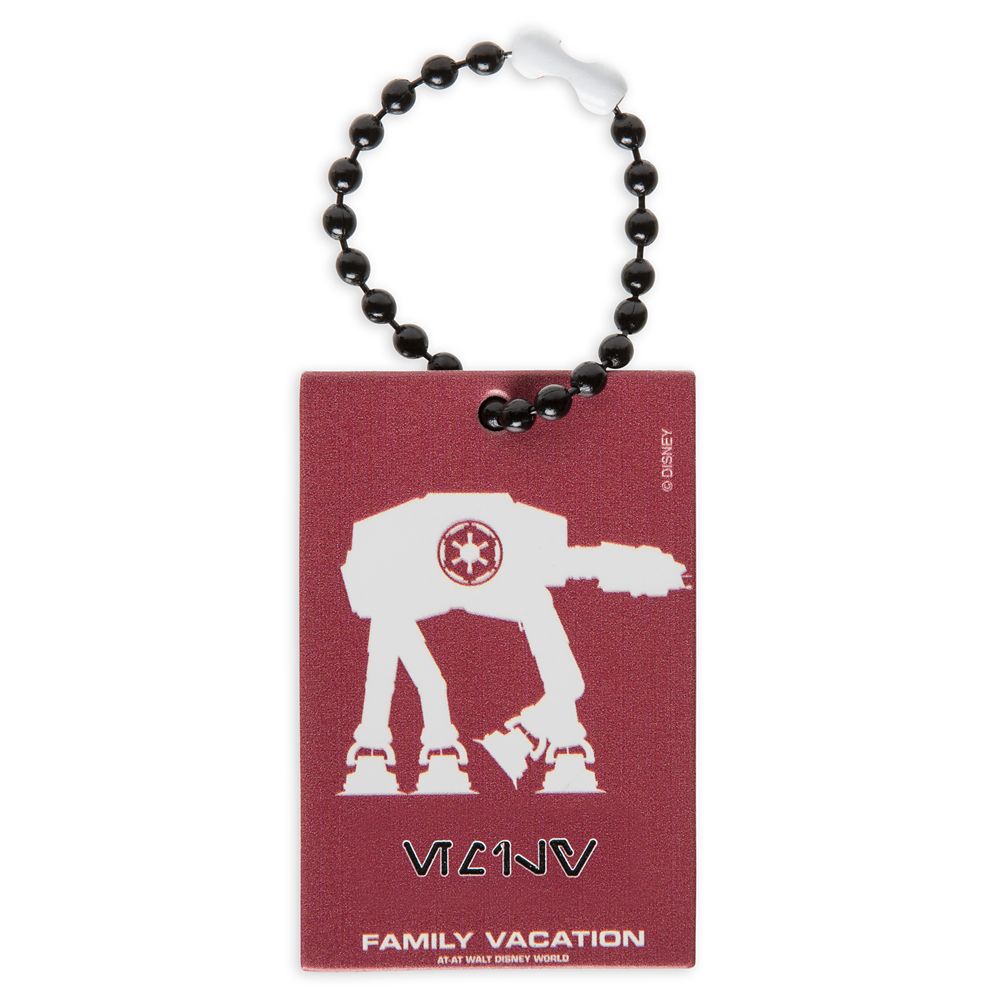 AT-AT Family Vacation Bag Tag by Leather Treaty  Walt Disney World  Customized