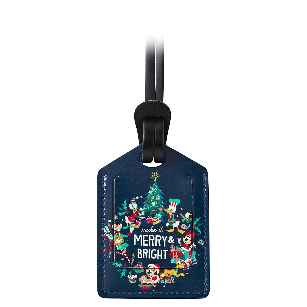 Disney Mickey Mouse and Friends Holiday Bag Tag by Leather Treaty ? Personalized