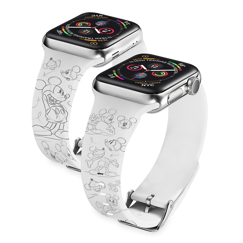 Disney Mickey Mouse Sketch Art Smart Watch Band