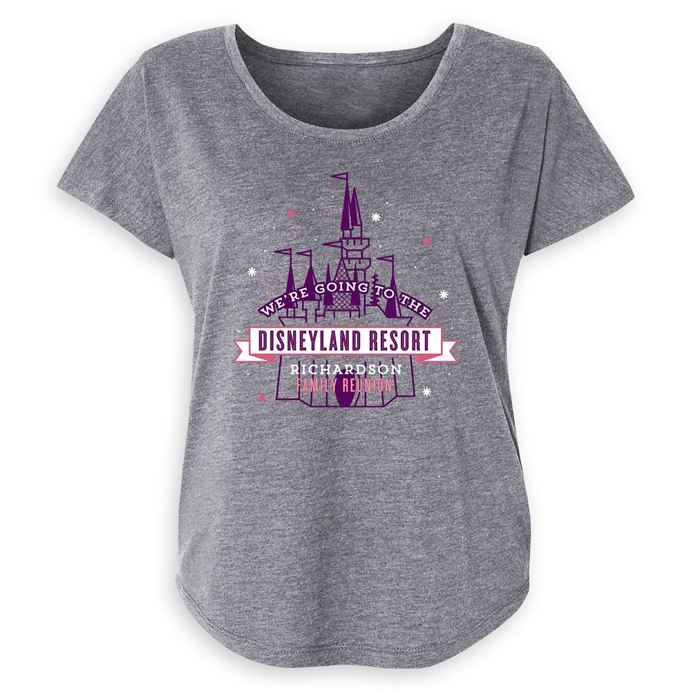 Women's Sleeping Beauty Castle Family Reunion T-Shirt - Disneyland Resort - Customized