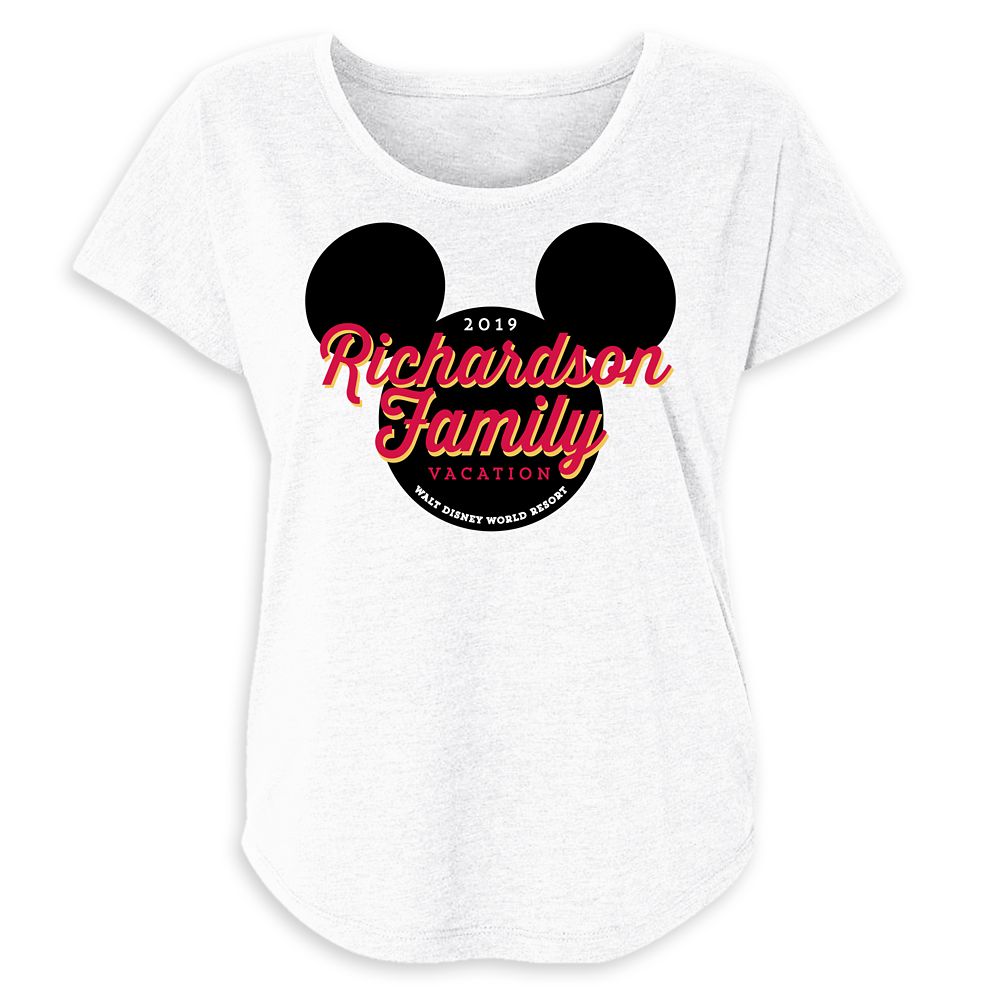 Women's Mickey Mouse Icon Walt Disney World 2019 Vacation T-Shirt - Customized