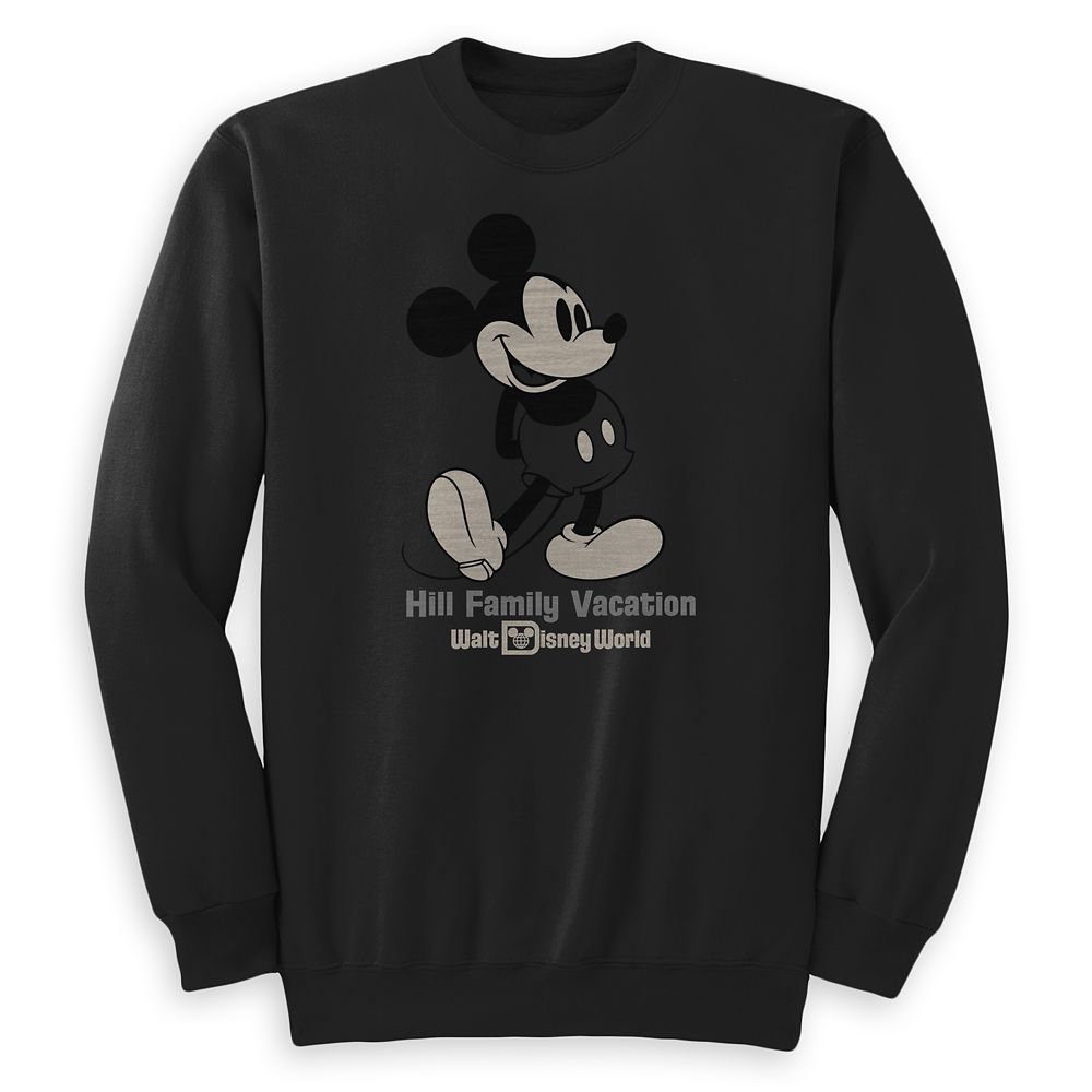 Adults' Mickey Mouse Family Vacation Pullover  Walt Disney World  Customized